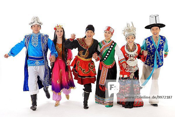 Mensch Menschen Tradition chinesisch Kleidung Kostüm - Faschingskostüm
