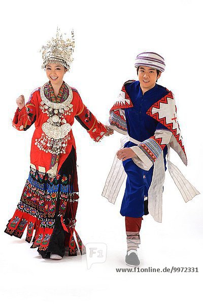 Tradition chinesisch Kleidung Kostüm - Faschingskostüm Ethnisches Erscheinungsbild Verkleidung