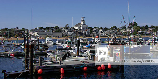 America  USA  Massachusetts state  Cape Cod area  Provincetown  the boats in the harbour