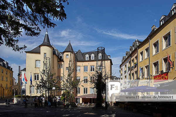 Luxemburg Hauptstadt Großstadt Ortsteil Luxemburg