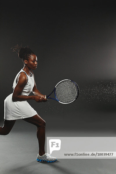 Female Tennis Player  Studio Shot