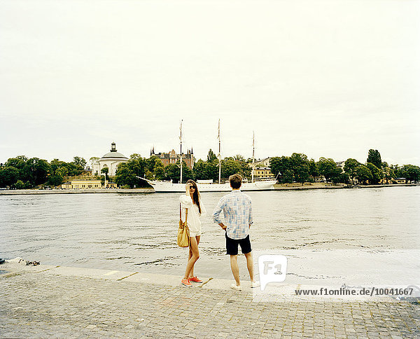 Couple in Stockholm.