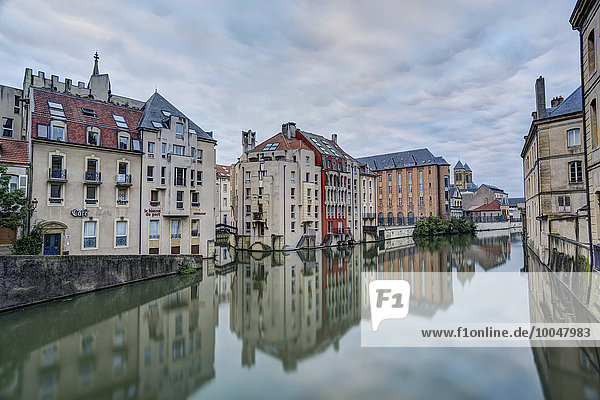 Frankreich  Lothringen  Metz  Häuser am Kanal