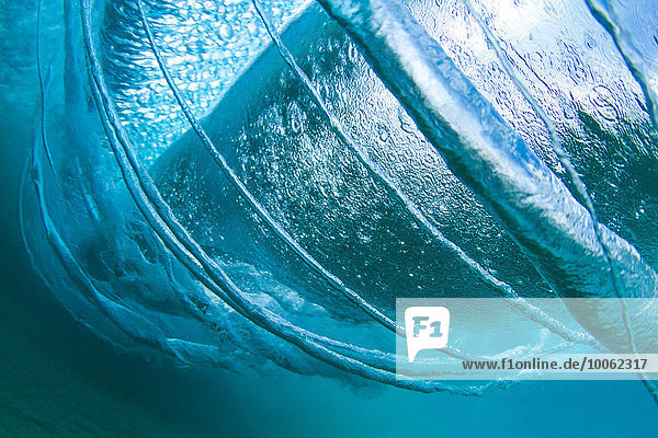 Wellenringe  Unterwasseransicht  Hawaii