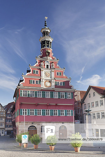 Altes Rathaus am Marktplatz  Esslingen  Baden-Württemberg  Deutschland  Europa