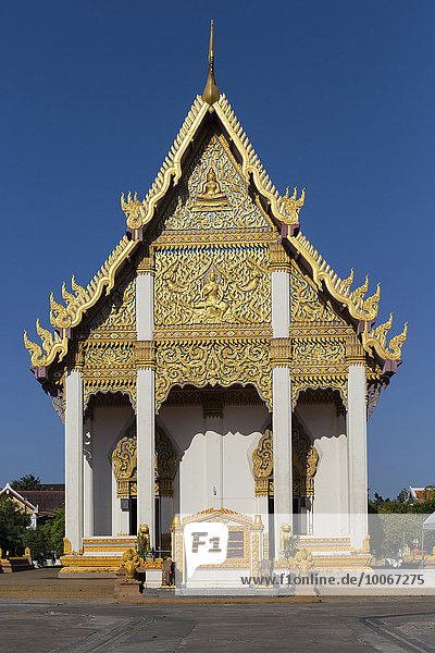 Wat Burapharam  Tempel  Osteingang  Surin  Provinz Surin  Isan  Isaan  Thailand  Asien