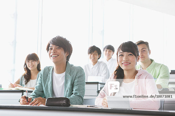 University students in the classroom