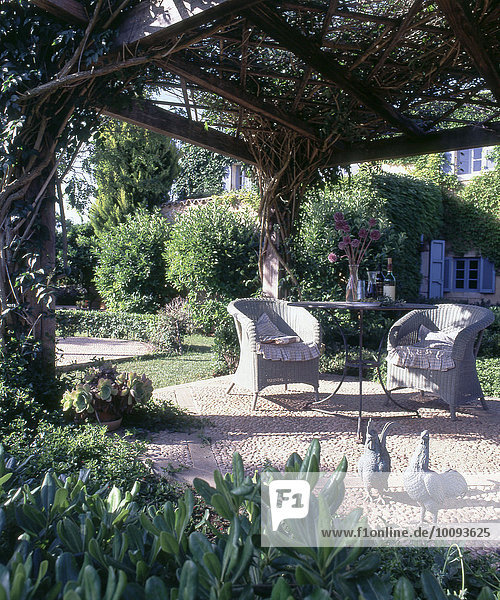 Sommerliche Terrasse