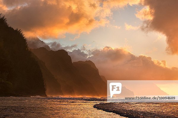 Sonnenuntergang Hawaii North Shore