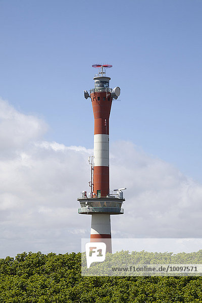 Neuer Leuchtturm  Wangerooge  Ostfriesische Insel  Ostfriesland  Niedersachsen  Deutschland  Europa