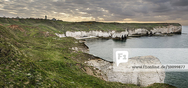 Flamborough Head und Selwicks Bay Bridlington Yorkshire England Großbritannien Europa