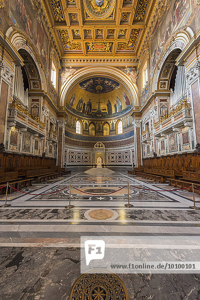 Inside the Archbasilica of St. John Lateran  Rome  Lazio  Italy  Europe