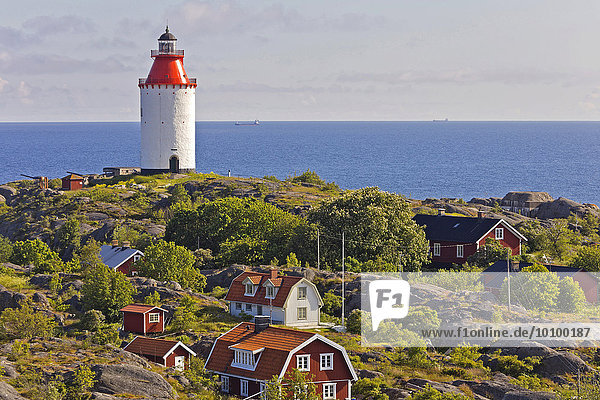 Leuchtturm  Landsort  Schäreninsel Öja  Nynäshamn  Schweden  Europa