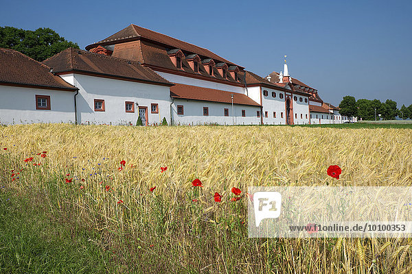 Schloss Seehof  Orangerie und Gewächshäuser  Memmelsdorf  bei Bamberg  Oberfranken  Bayern  Deutschland  Europa