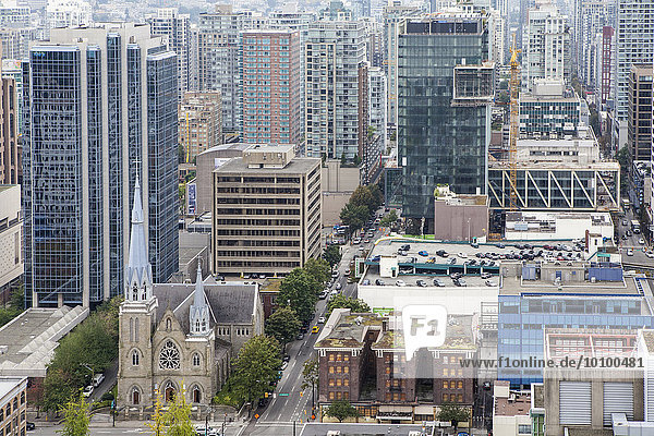 Hochhäuser  Vancouver  Kanada  Nordamerika