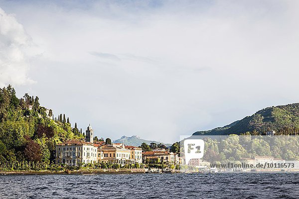 Panoramablick  Comer See  Italien