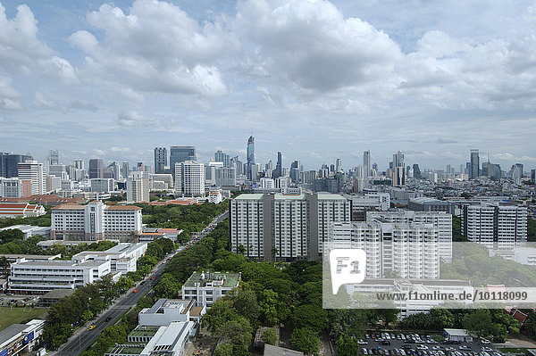 Stadtansicht  modernes Bangkok  Thailand  Asien