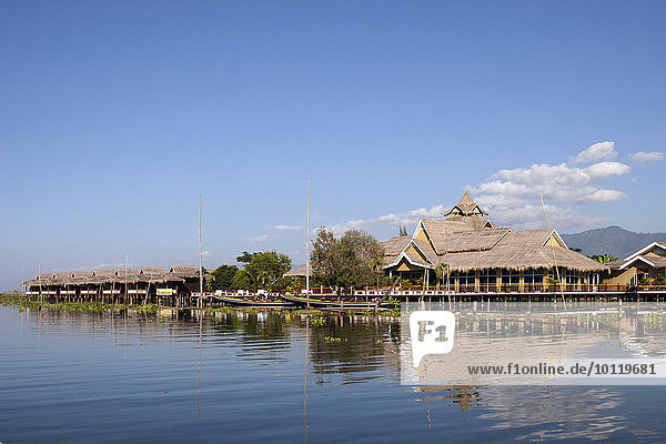 Hotel Paramount Inle Resort  Inle-See  bei Ywa-ma  Shan-Staat  Myanmar  Asien