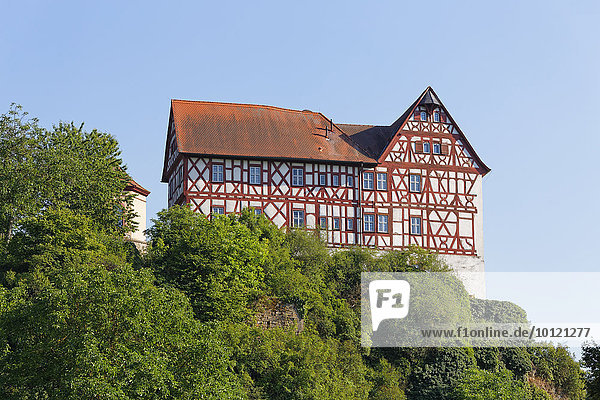 Schloss Homburg  Homburg am Main  Triefenstein  Unterfranken  Franken  Bayern  Deutschland  Europa