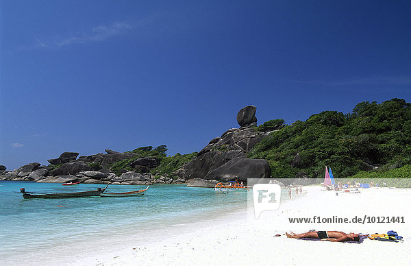 Koh Similan Beach near Phuket  Thailand  Southeast Asia  Asia