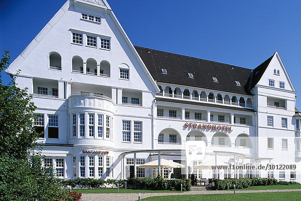 Strandhotel  Glücksburg  Schleswig-Holstein  Deutschland  Europa