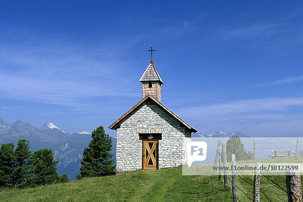 Kapelle auf einer Alm im Mölltal  Hohe Tauern  Kärnten  Österreich  Europa