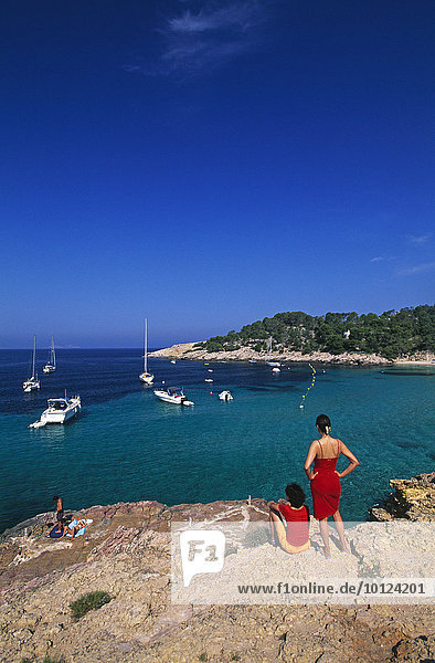 Cala Salada  Ibiza  Balearen  Spanien  Europa