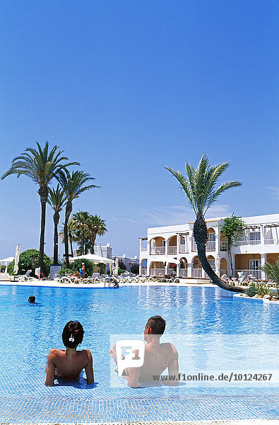 Hotelanlage in Talamanca  Ibiza  Balearen  Spanien  Europa