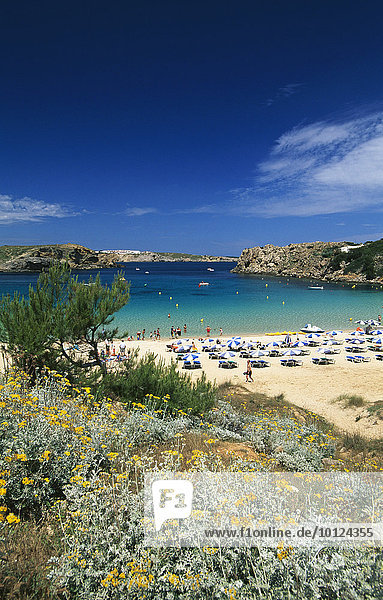 Strand bei Arenal d'en Castell  Menorca  Balearen  Spanien  Europa