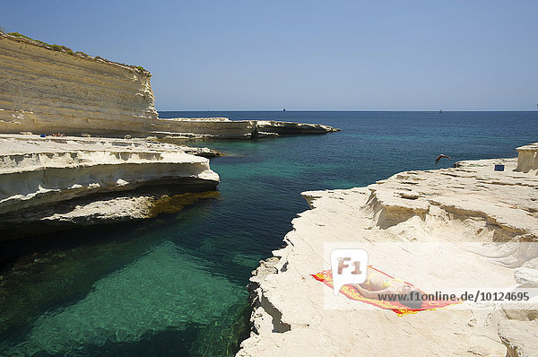 Peter's Pool bei Marsaxlokk  Malta  Europa