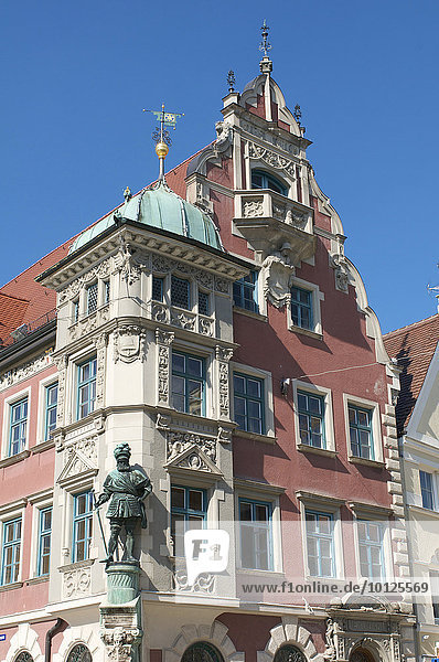 Rathaus  Mindelheim  Schwaben  Allgäu  Bayern  Deutschland  Europa