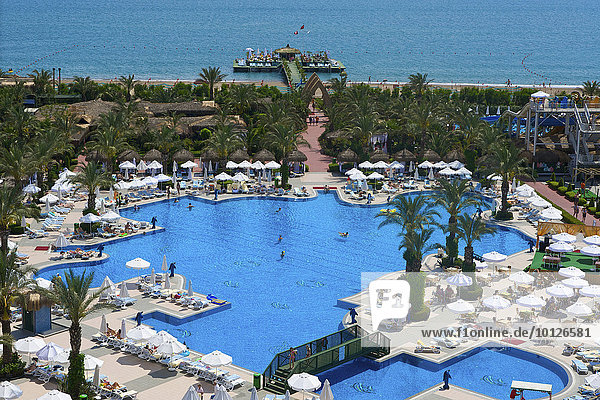 Delphin Palace Hotel on the beach of Antalya  Turkish Riviera  Turkey  Asia