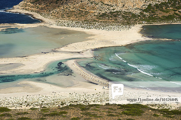 Balos Strand  Imeri Gramvousa Halbinsel  Kreta  Griechenland  Europa