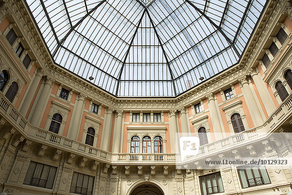 Galleria Geometrica  Salone Mercato  Pavia  Lombardei  Italien  Europa
