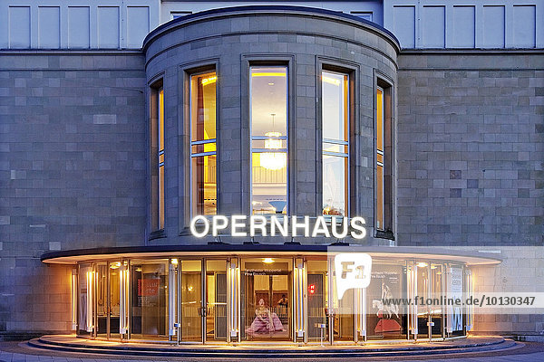 Opernhaus  Wuppertal  Bergisches Land  Nordrhein-Westfalen  Deutschland  Europa