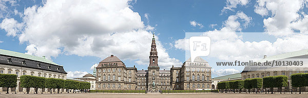 Schloss Christiansborg  dänisches Parlament  Folketinget  Kopenhagen  Dänemark  Europa