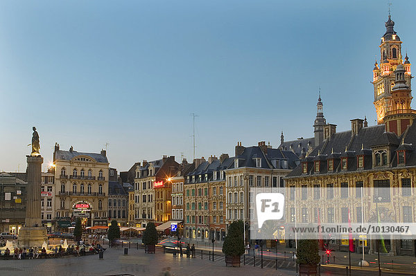 General de Gaulle Platz  Lille  Nord-Pas-de-Calais  Frankreich  Europa