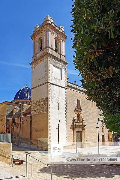 Iglesia de la Asuncion  Plaza de la Constitution  Denia  Provinz Alicante  Spanien  Europa
