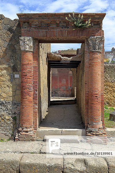 Wohnhaus Eingang groß großes großer große großen Italien Portal