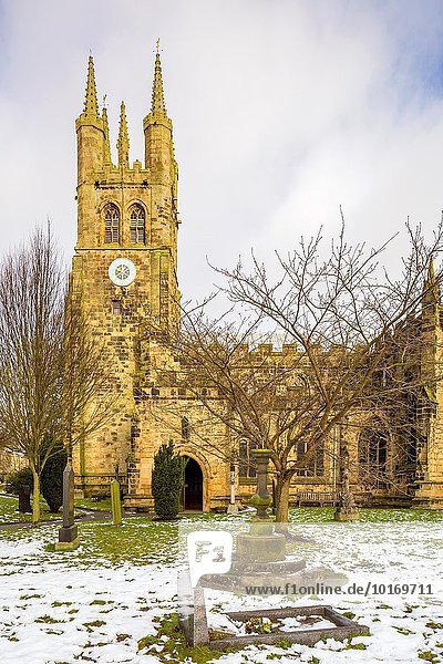 Europa Großbritannien Kathedrale Derbyshire England Peak District National Park