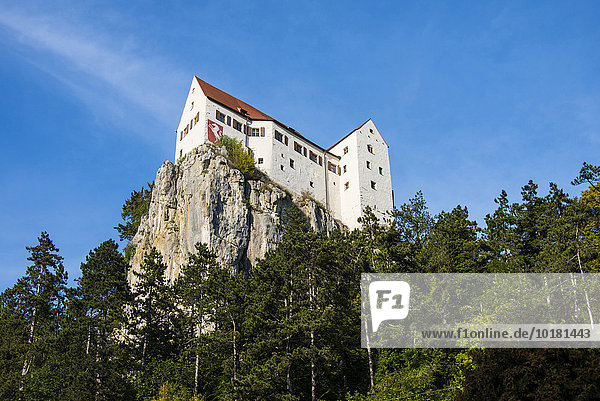 Burg Prunn  bei Riedenburg  Altmühltal  Franken  Bayern  Deutschland  Europa