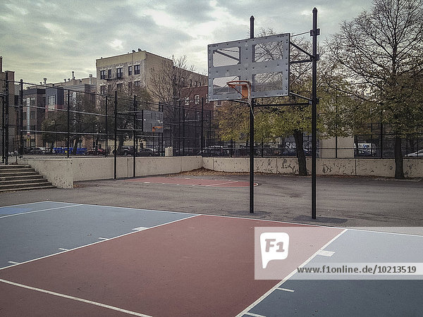 leer Städtisches Motiv Städtische Motive Straßenszene Basketball Gericht