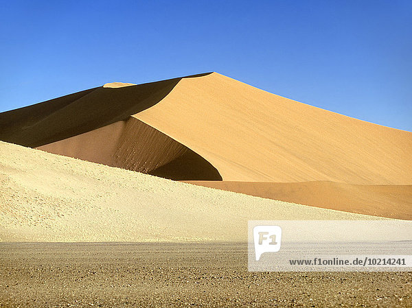 Nationalpark Himmel unterhalb Sand blau Namibia Namib Düne