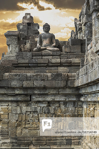 Statue Borobudur Buddha Indonesien