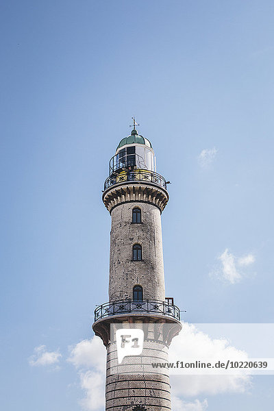 Deutschland  Mecklenburg-Vorpommern  Warnemünde  Alter Leuchtturm