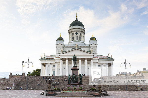 Finnland  Helsinki  Blick auf die Kathedrale von Helsinki