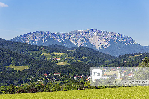 Österreich  Niederösterreich  Wiener Alpen  Schneeberg und Grünbach