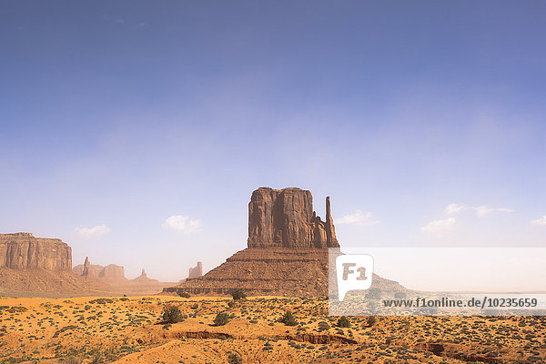 USA  Utah  Blick auf Monument Valley  Navajo Nation Reservat
