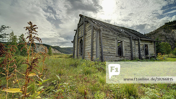 Wohnhaus Geschichte Kirche Beschluss Kanada alt Yukon
