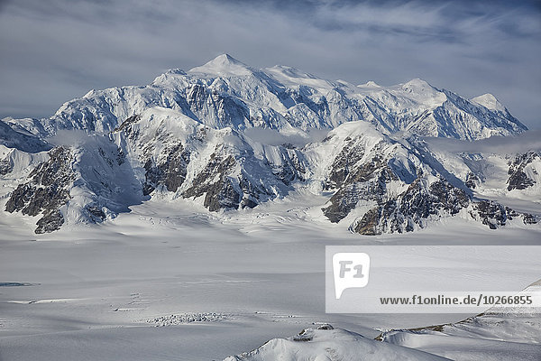 Nationalpark Ansicht Berg Kluane Nationalpark Luftbild Fernsehantenne Kanada Yukon